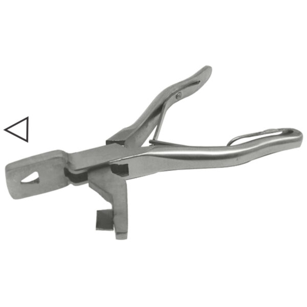 Ear Notcher with Triangle-Shaped Notch 9″