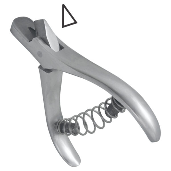 Ear Notcher with V-Shaped Notch 5″