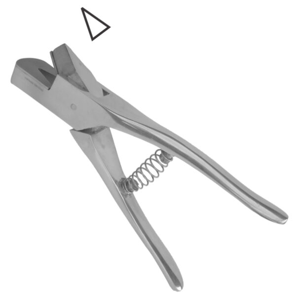 Ear Notcher with V-Shaped Notch 9.25″